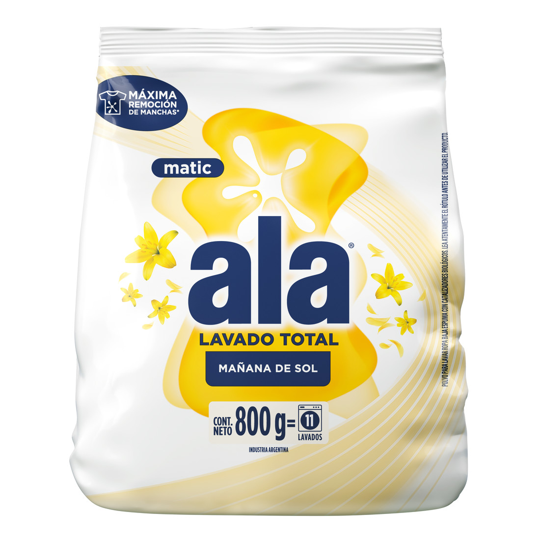 Jabón en Polvo Ala Sol Matic paquete