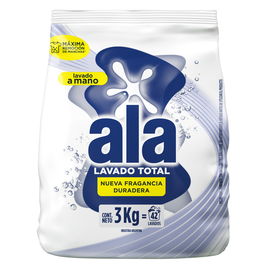 Jabón en Polvo Ala Lavado a Mano paquete