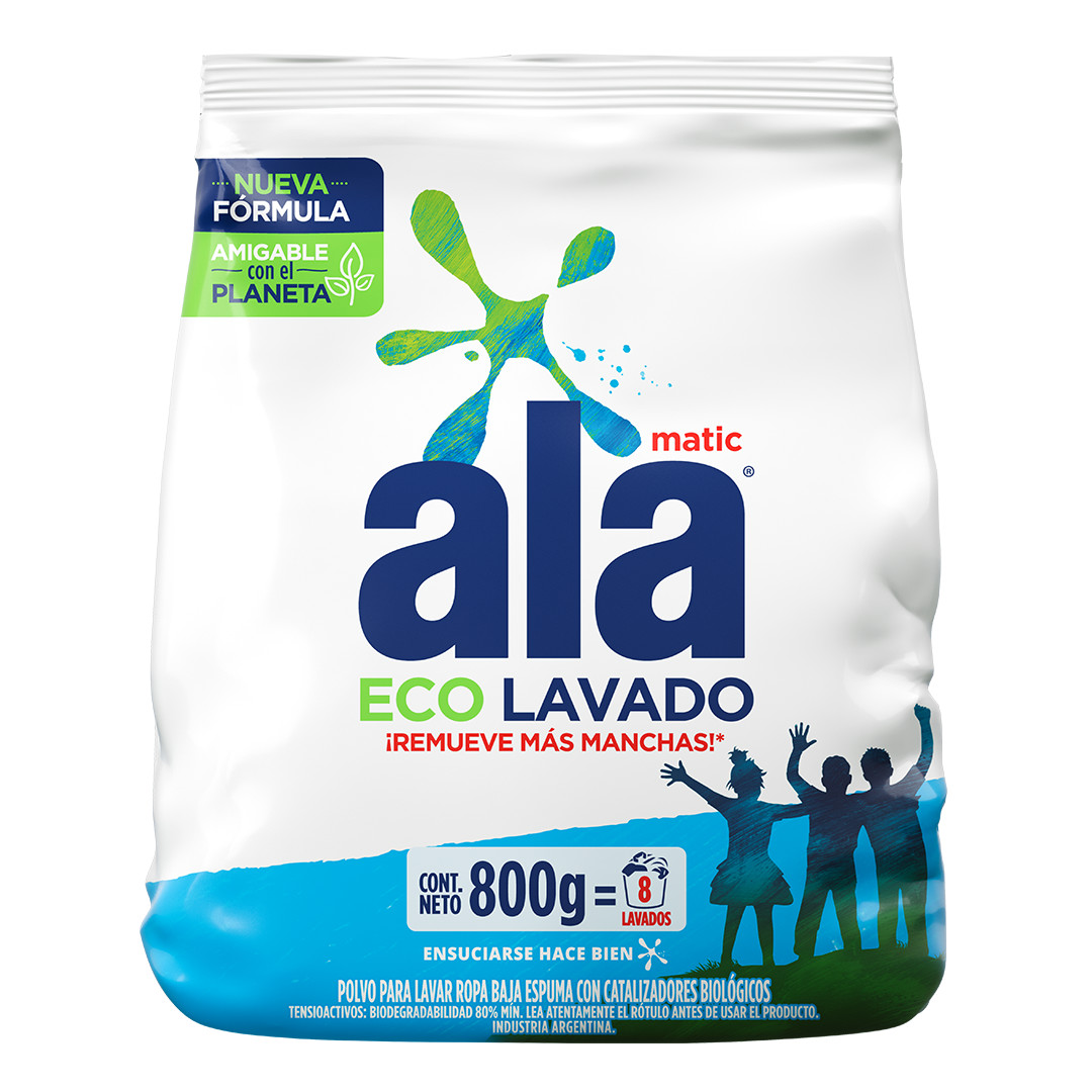 DETERGENTE POLVO OLA P/LAVADORA 800G